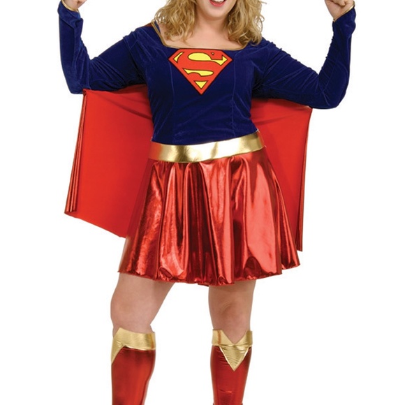 Secret Wishes Dresses & Skirts - Plus Size Supergirl Adult Costume size 14-16
